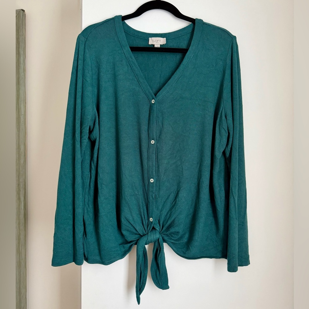 LOFT Outlet button up long sleeve shirt Size XL
